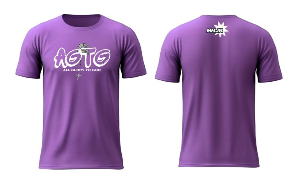 AGTG FAITH TEE PURPLE