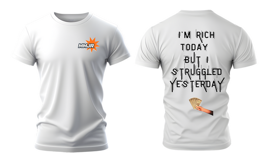 STRUGGLE TO SUCCESS TEE ORANGE